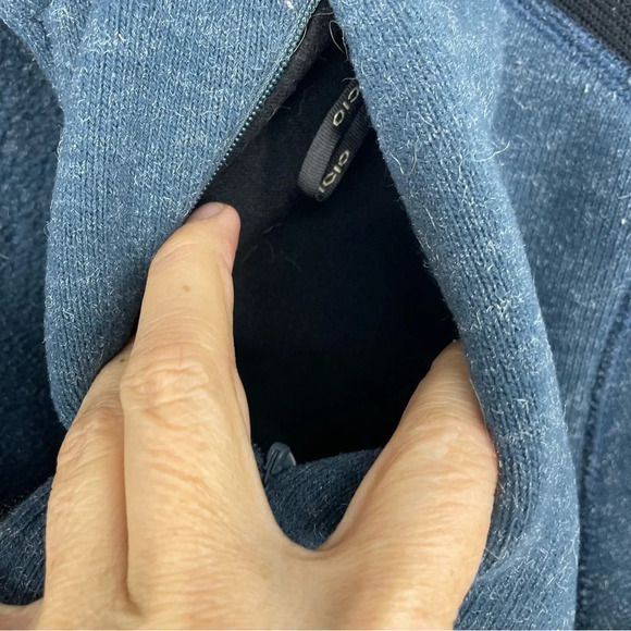 Mens Ex Officio blue pullover fleece better sweater Medium. - Picture 4 of 6